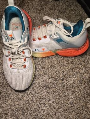 Under Armour Project Rock White Sneakers
